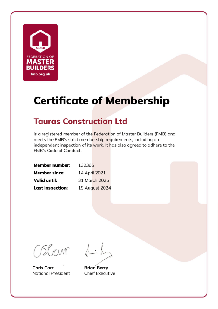 FMB Membership Certificate